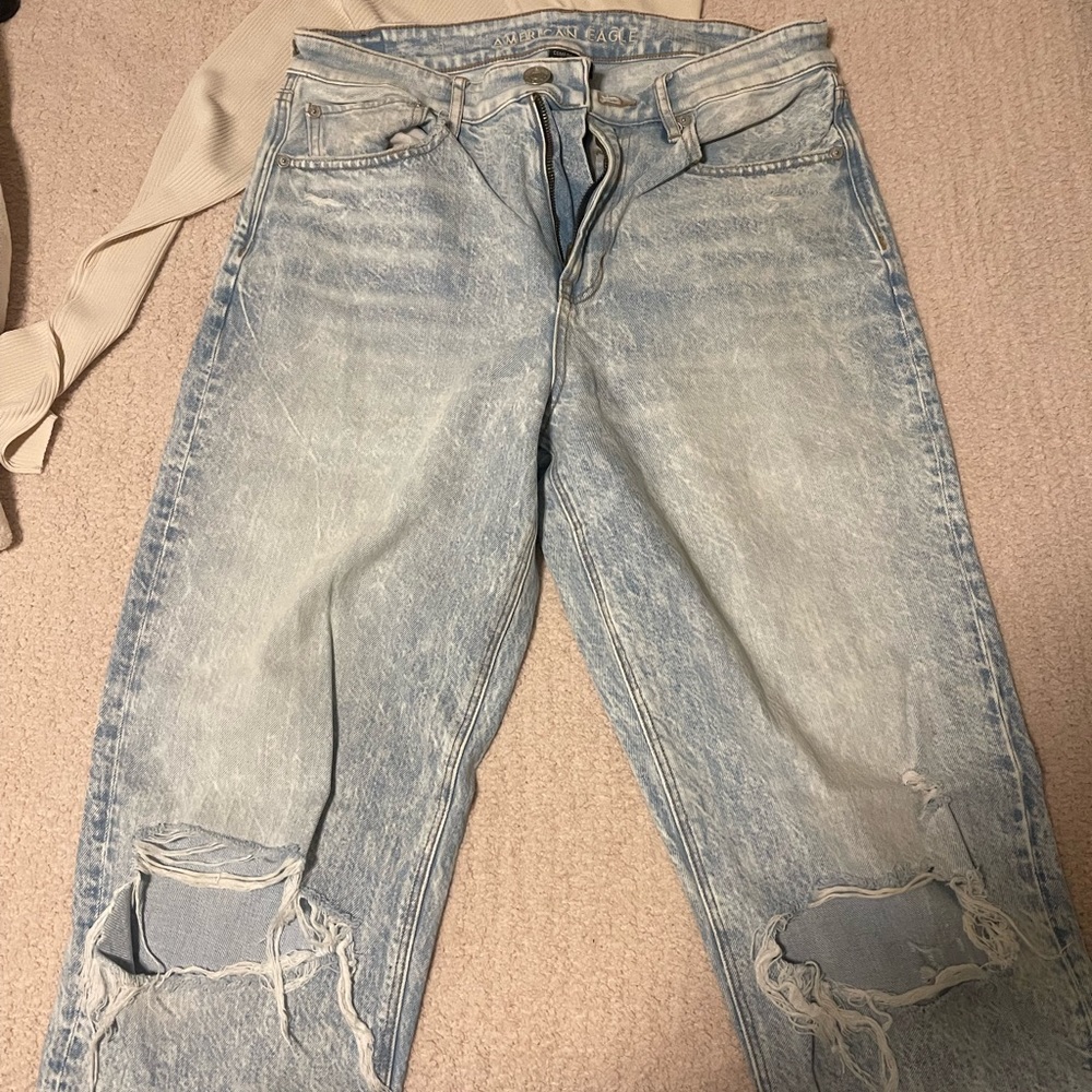 American Eagle Boyfriend Jeans 8 Long